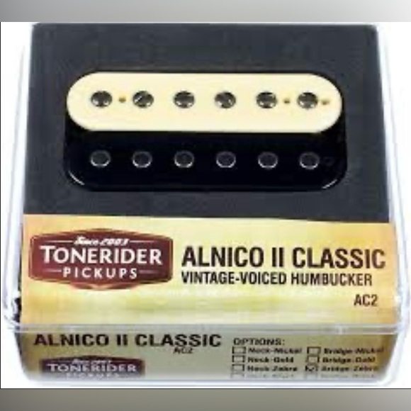 2 Tonerider Pickups Alnico II Classic Vintage Voiced Humbucker - Picture 1 of 2